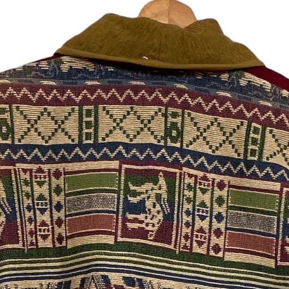 NWT Vintage New Identity Tapestry Aztec Blazer Jacket - Picture 6 of 13